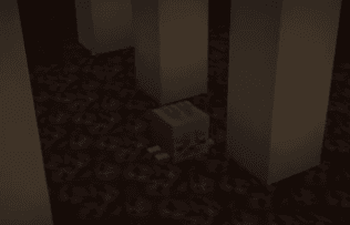 A Dried Ghast block in its natural Nether habitat