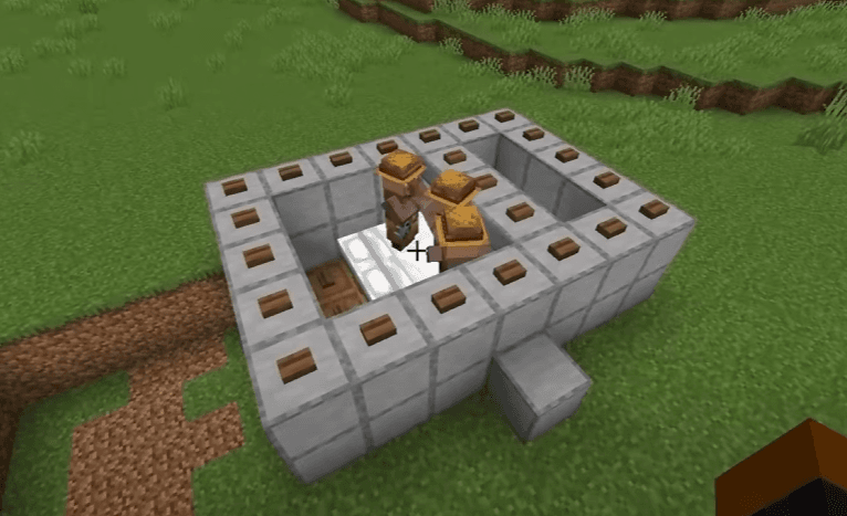 Iron Farm Villager Pod Design