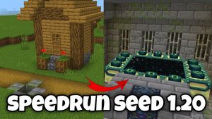Speedrun Minecraft Seed 2023 - Bedrock Edition + Java 