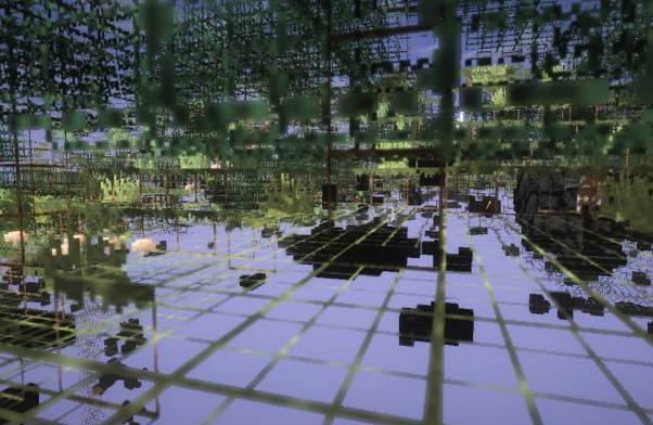 Xray Ultimate Resource Pack showing ores through transparent blocks