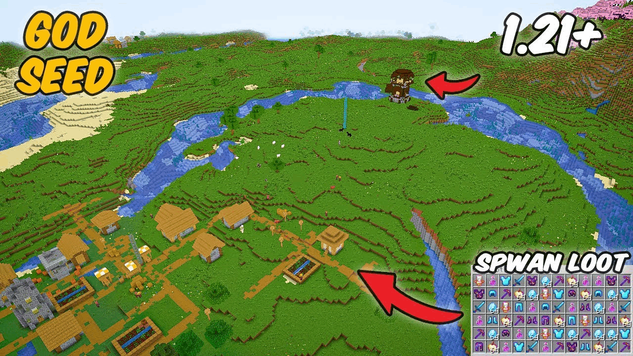 Minecraft Java 1.21 Epic God Seed 2125529301263637